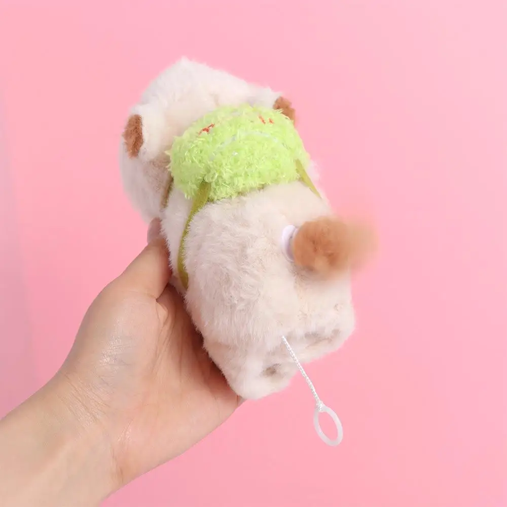 Pulsera de bofetada para roedores de capibara, serie de simulación, muñeca de peluche giratoria, pulsera de bofetada, pulsera de felpa de capibara estilo muñeca suave