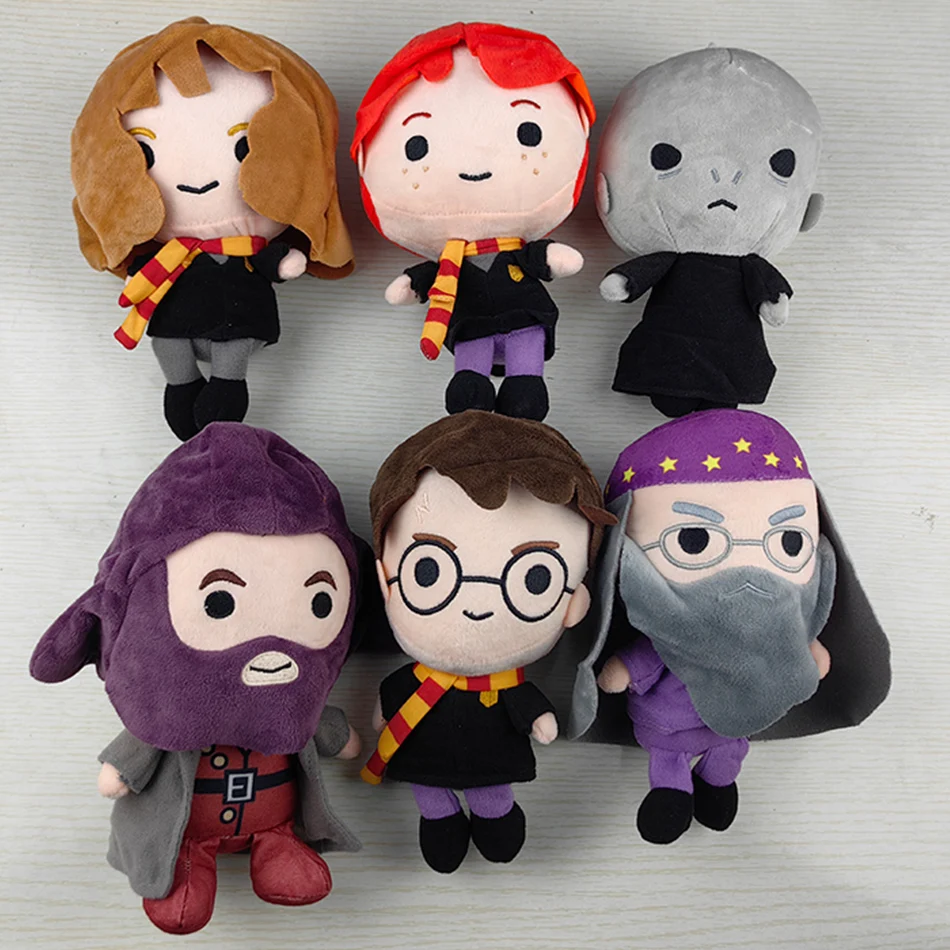 Muñecos de Peluche de Harry Potter 2026: Ron, Dumbledore, Hagrid, Malfoy, Lord Voldemort, Peluches de Anime, Colgante para Bolsa, Juguetes Coleccionables, Regalos
