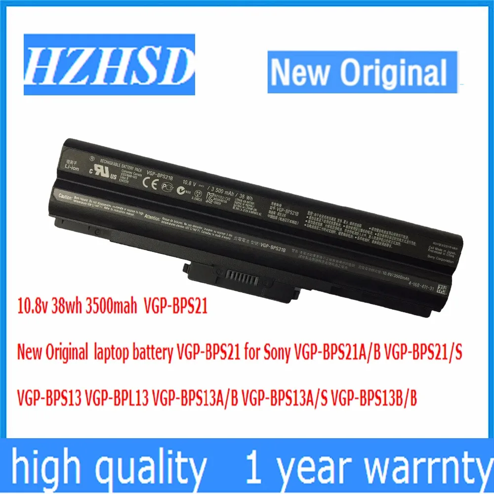 Bateria Original Nova do Portátil Vgp-bps21 para Sony Vgp-bps21a b Vgp-bps21 s Vgp-bps13 Vgp-bpl13 Vgp-bps13a b 10.8v 38wh 3500mah