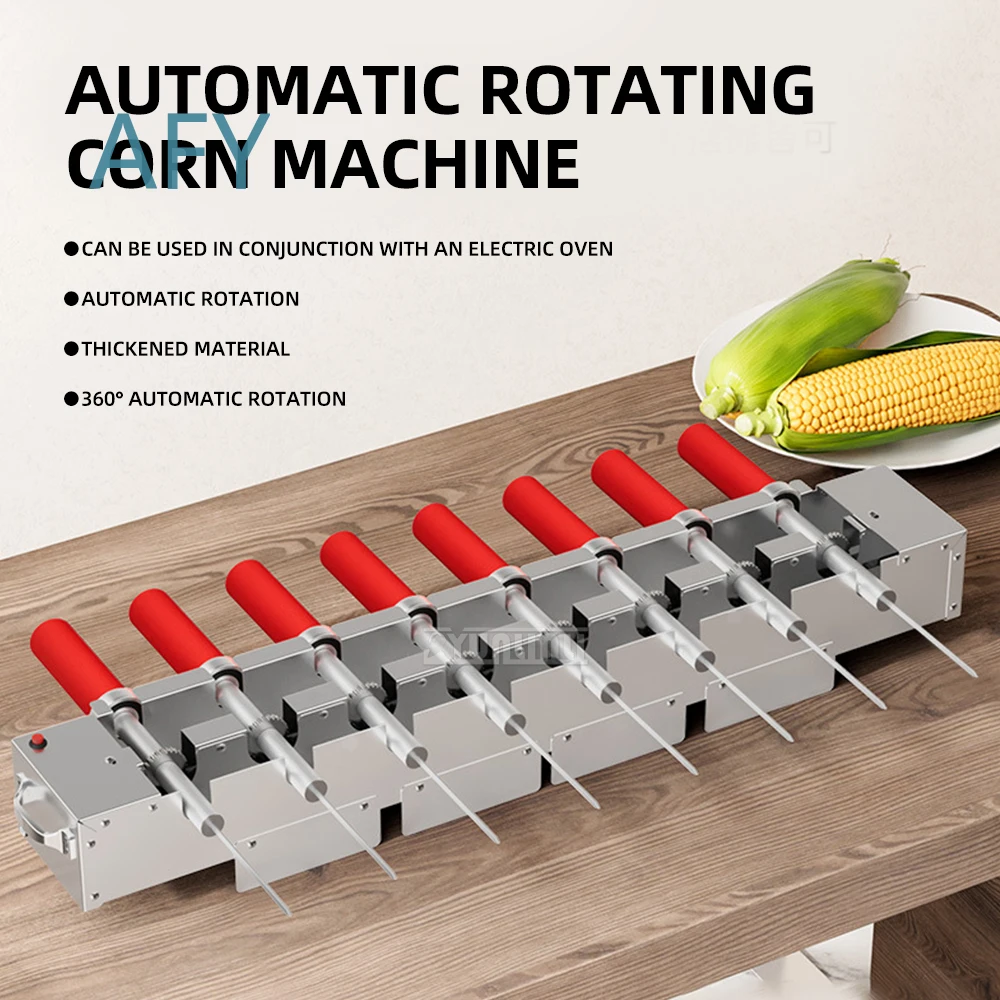 Commercial Automatic Rotating Corn Roaster Machine for Food Trucks and Street Vendors Efficient Popcorn Roasting Equipment