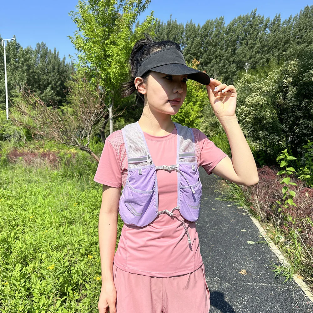 الترطيب الركض سترة خفيفة تنفس الترطيب سترة حقيبة جري تشغيل سباق الترطيب سترة لماراثون الدراجات المشي لمسافات طويلة #4