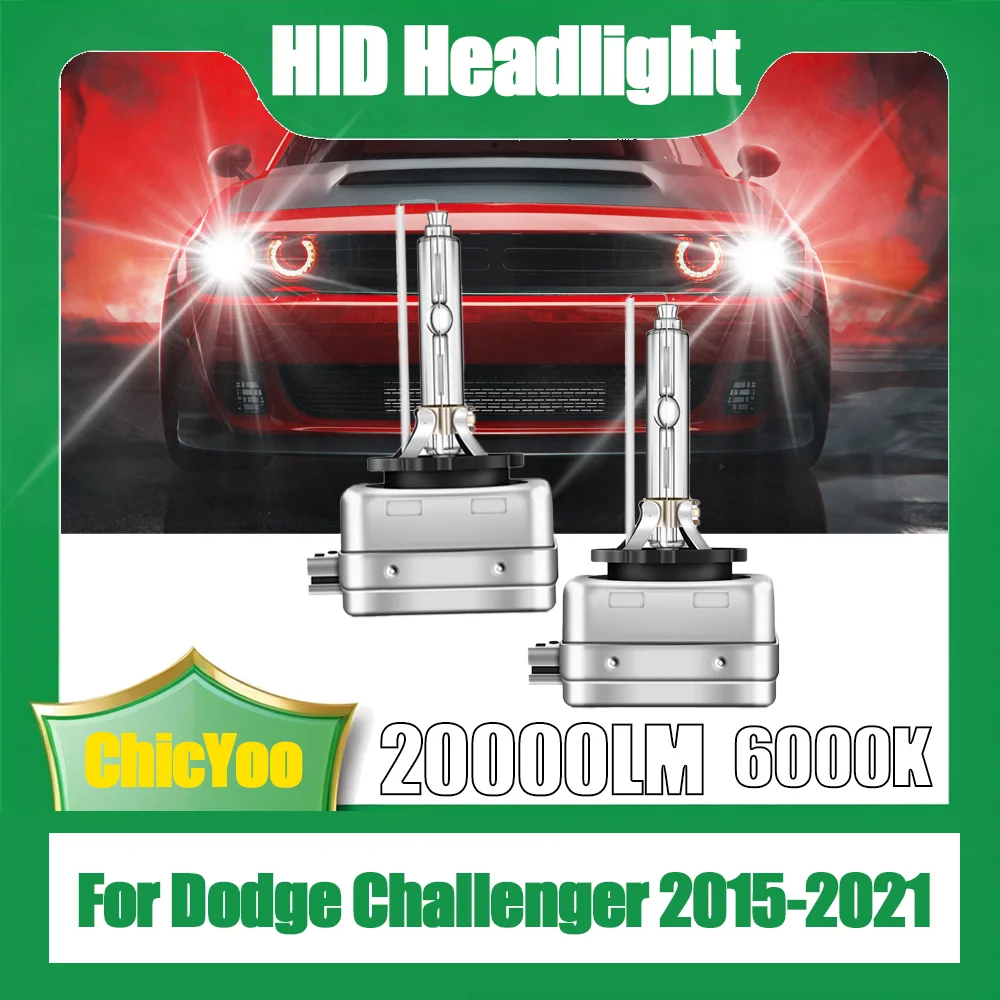 

2 шт. D3S HID ксеноновые фары 20000LM высокой мощности ксеноновые фары 6000K супер белые 12 В автолампы для Dodge Challenger 2015-2021