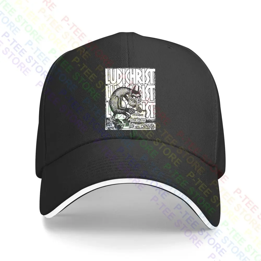 

Ludichrist Baseball Cap Snapback Caps Knitted Bucket Hat