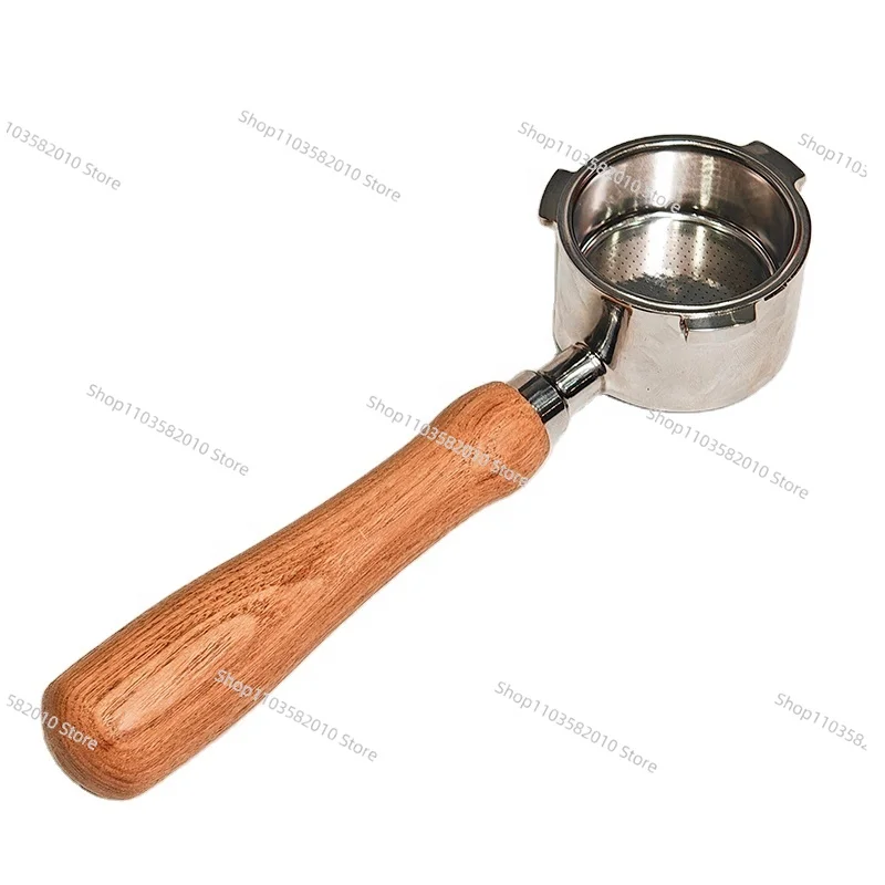 

Горячая распродажа: Бездонный портафильтр из нержавеющей стали 304 с экологичной деревянной ручкой для кофемашин.