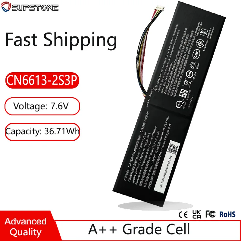 CN6613-2S3P bateria do portátil para Avita NS13A2 NS13A4 NS14A2 NS14A6 NS14A8 NS14A9 NS15A6 Paura14 PT3473125-2S MaibenS431 VJE151G11W