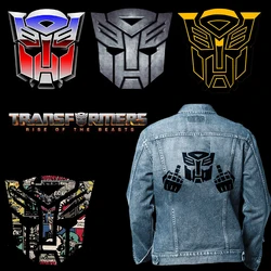 Transformers Hot Transfer Clothing Sticker Optimus Prime Iron on Thermo Stickers Bumblebee Clothes Patches for Shirt Jacket