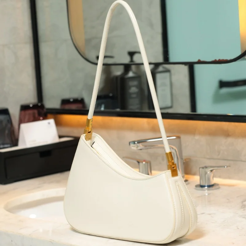 2025 ใหม่สไตล์เกาหลีแฟชั่นผู้หญิงเรียบง่ายElegant Underarmกระเป๋าไหล่เดี่ยวกระเป๋าRetroสไตล์อเนกประสงค์กระเป๋า