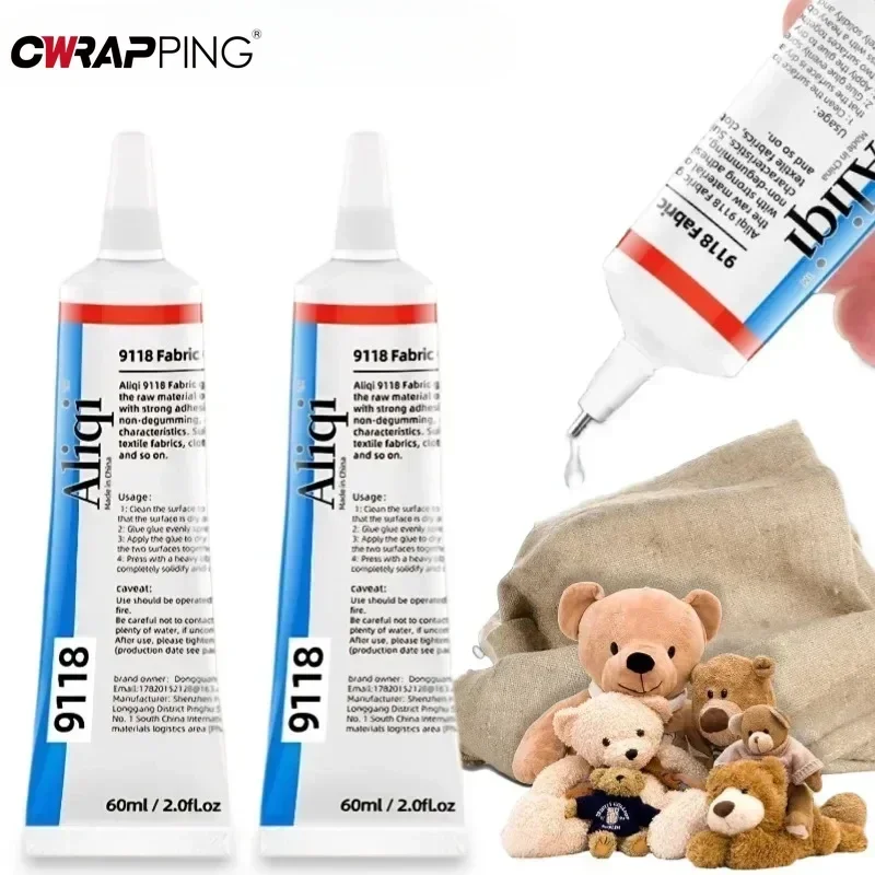 20/60ML Fabric Repair Glue Clear for Signs Multipurpose Adhesive DIY Cloth Strong Fibre Industrial Crafts Jewellery Accessories view 6
