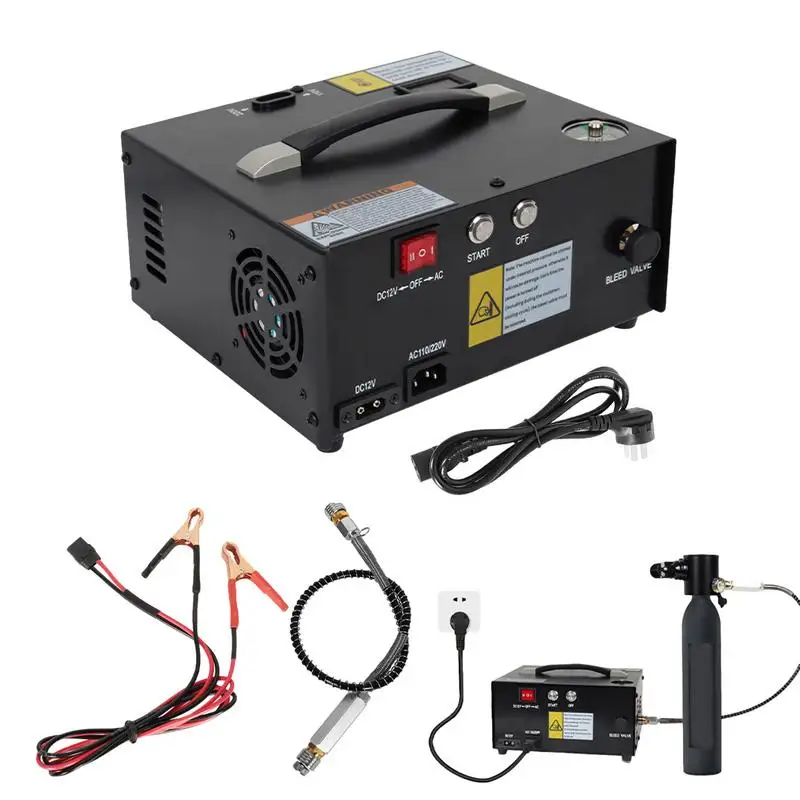 

Tire Inflator 12V Electric Air Compressor With Adapter Convenient And Fast Inflation Tire Inflator Pump For SUV Car Motorcycle