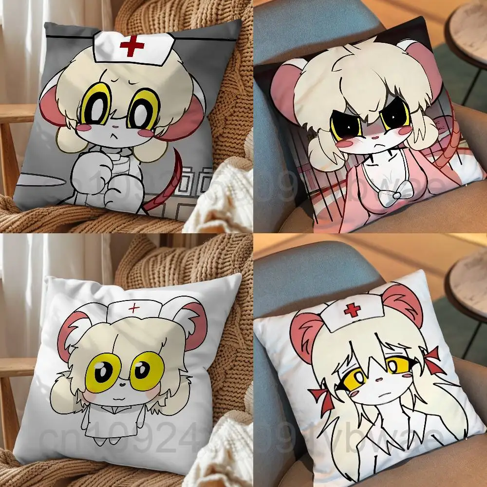 

cute TM Lorna Damm Terrible Mouse Cartoon Pillow Cover, 4K HD Printed Cushion Cover case with Various Exquisite Patterns