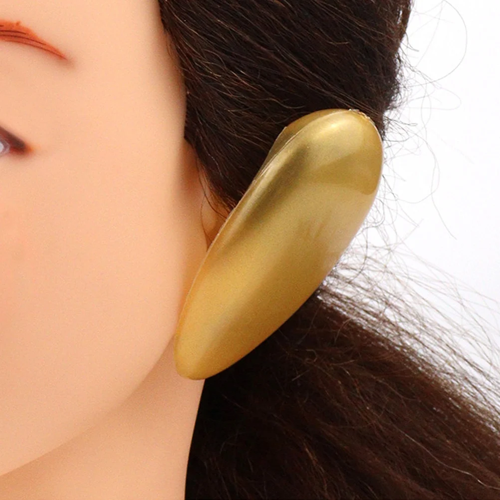 

24pcs Hair Dye Earmuffs Plastic Protectors for Hairdressing Shower Bath Waterproof Ear Covers Barbershop Use Multi Purposes