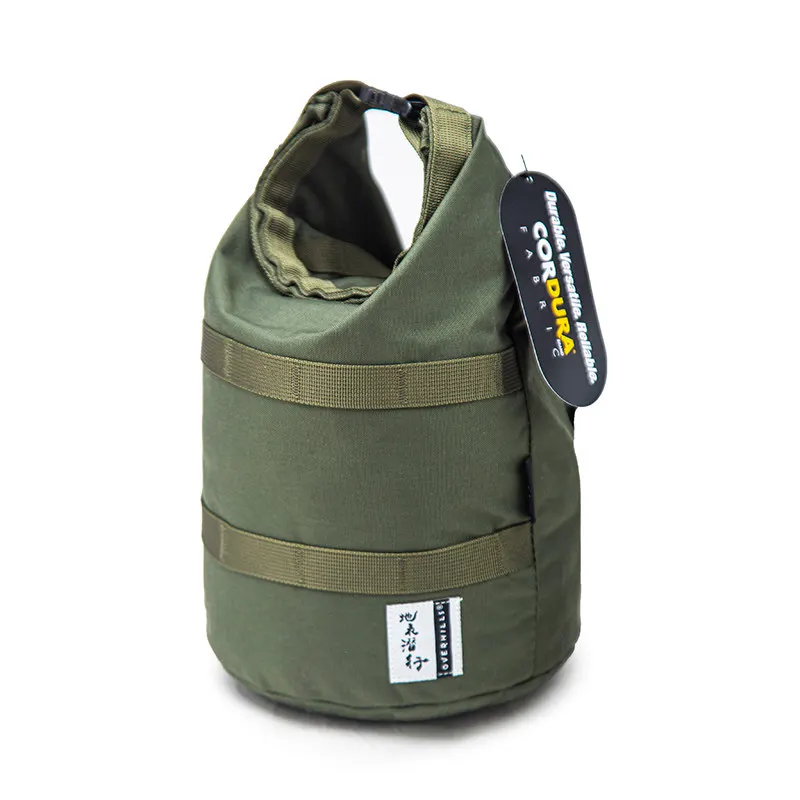 

Новая сумка-ведро 2026 года из Cordura 500D с круглым дном и откидным верхом, с флисовой внутренней подкладкой, для хранения обедов и ланч-боксов