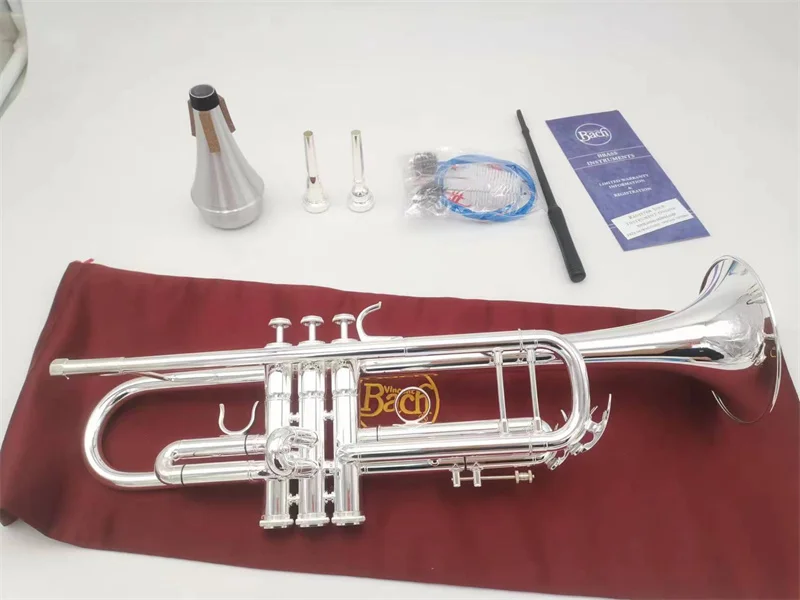 trumpet Stradivarius 37 Anniversary Silver Trumpet Pipe Flat Instrument Brass Strudents