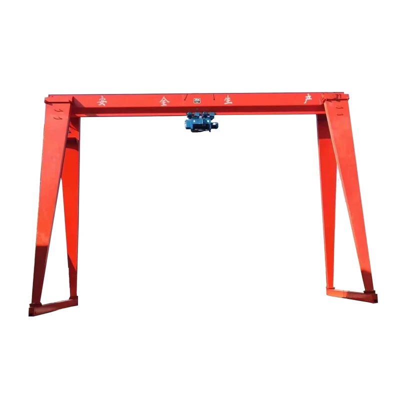 Wireless Crane Remote Control Electric Hoist Single Beam Girder Gantry Cranes 10 Ton 20 Ton for Industrial Material Handling