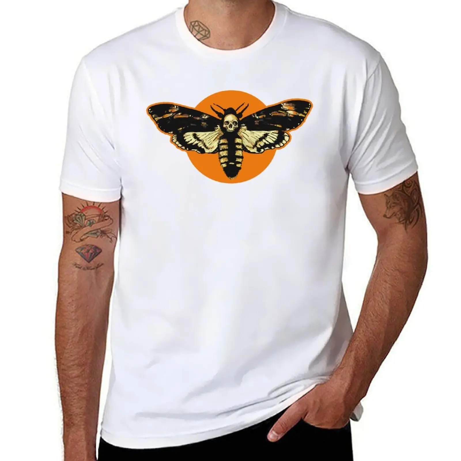 

Death's Head Moth T-Shirt printed t shirts for man man t shirts cotton T-Shirt