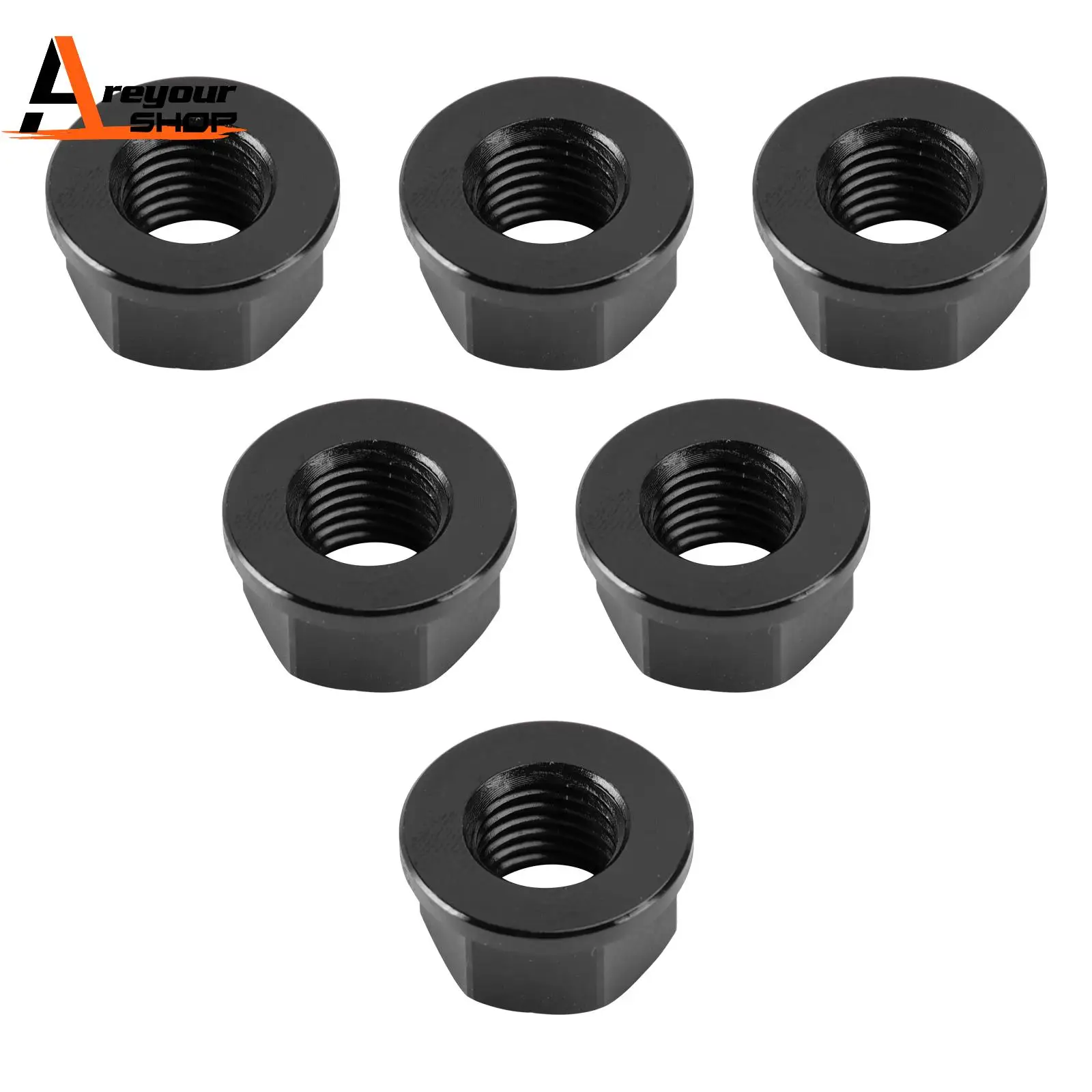 

Areyourshop Sprocket Nut Kit M10x1.25 for Ducati Monster 695 696 996 S2R ST2 ST3 ST4 Black/Gold/Red