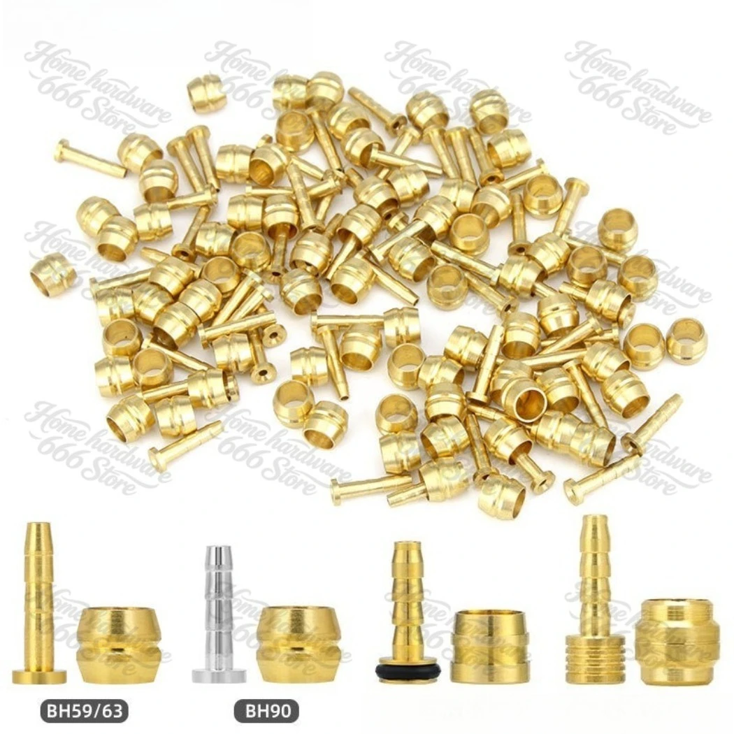 Mountainous Bicycle Bh-59/90 Oil Disc Brake Oil Injection Fitting Oil Needle Oil Tube Pressing Ring T-Head Olive Head