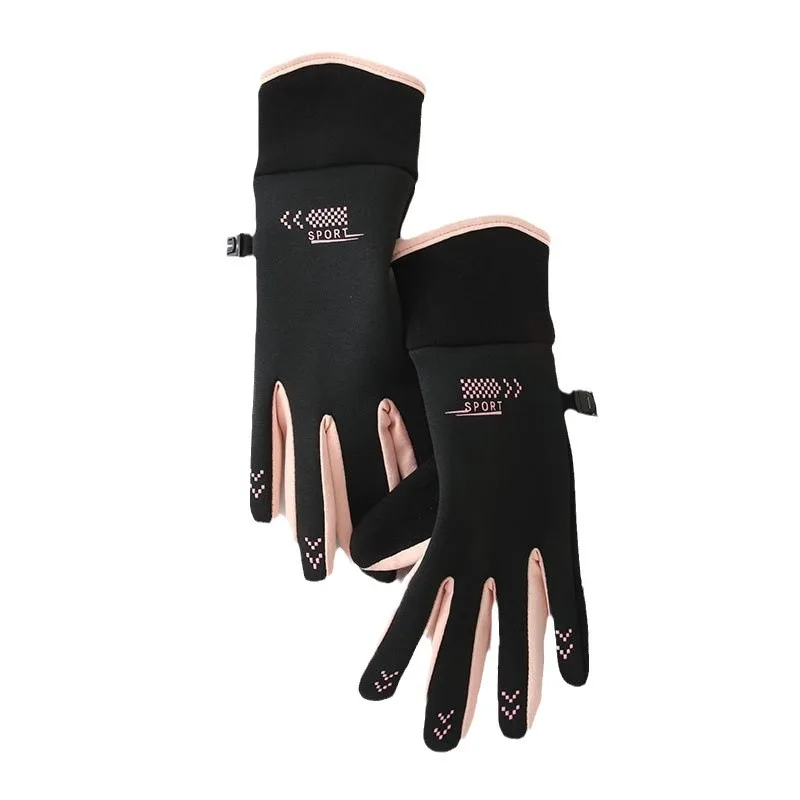 Winter Warm Outdoor Cycling Sport Men's and Women's Couple's Anti Slip, Windproof, Waterproof and Thin Velvet Touchscreen Gloves