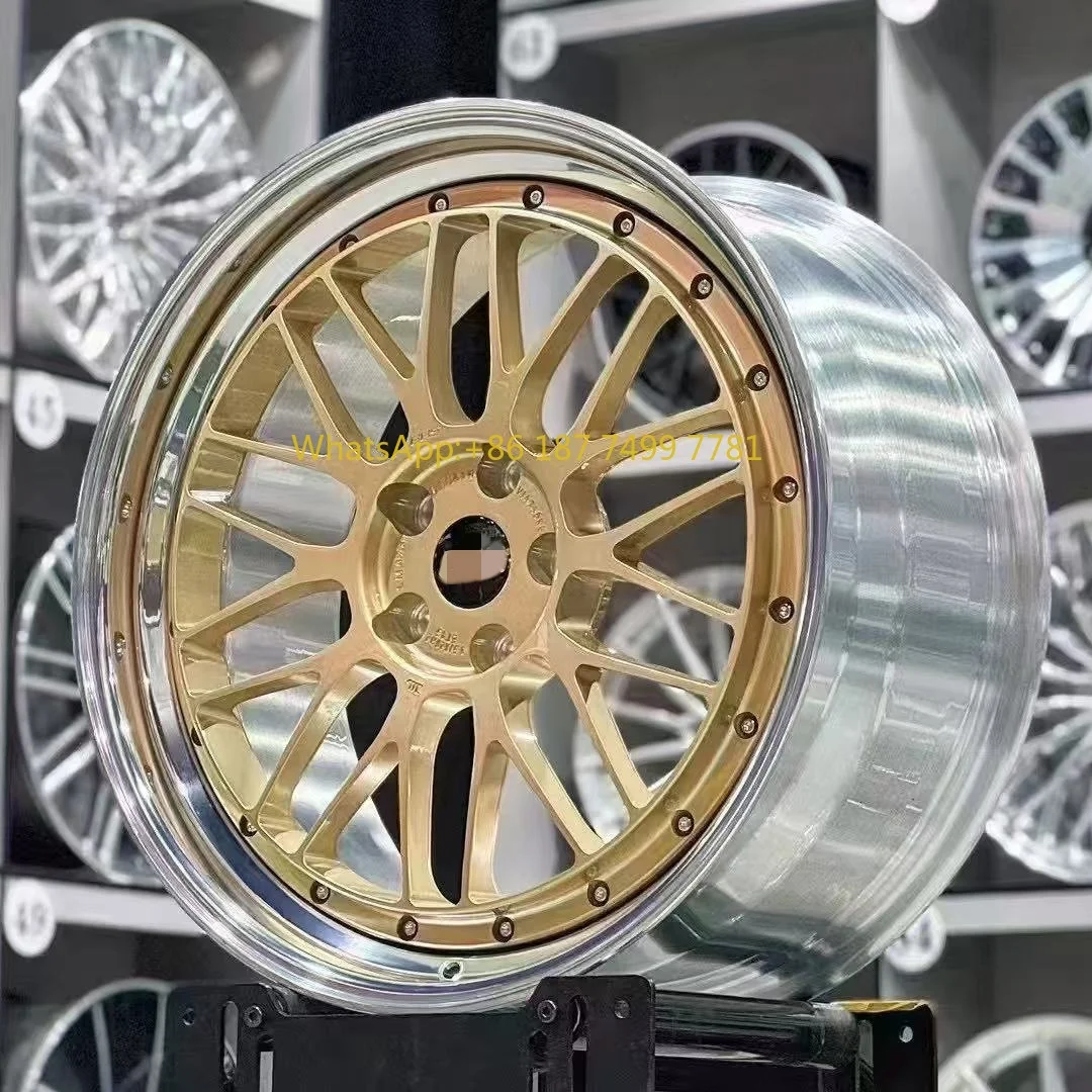 

Совершенно новые двухсекционные колеса из алюминиевого сплава 18-24 дюйма, кованые на заказ для модернизации и модификаций различных моделей транспортных средств