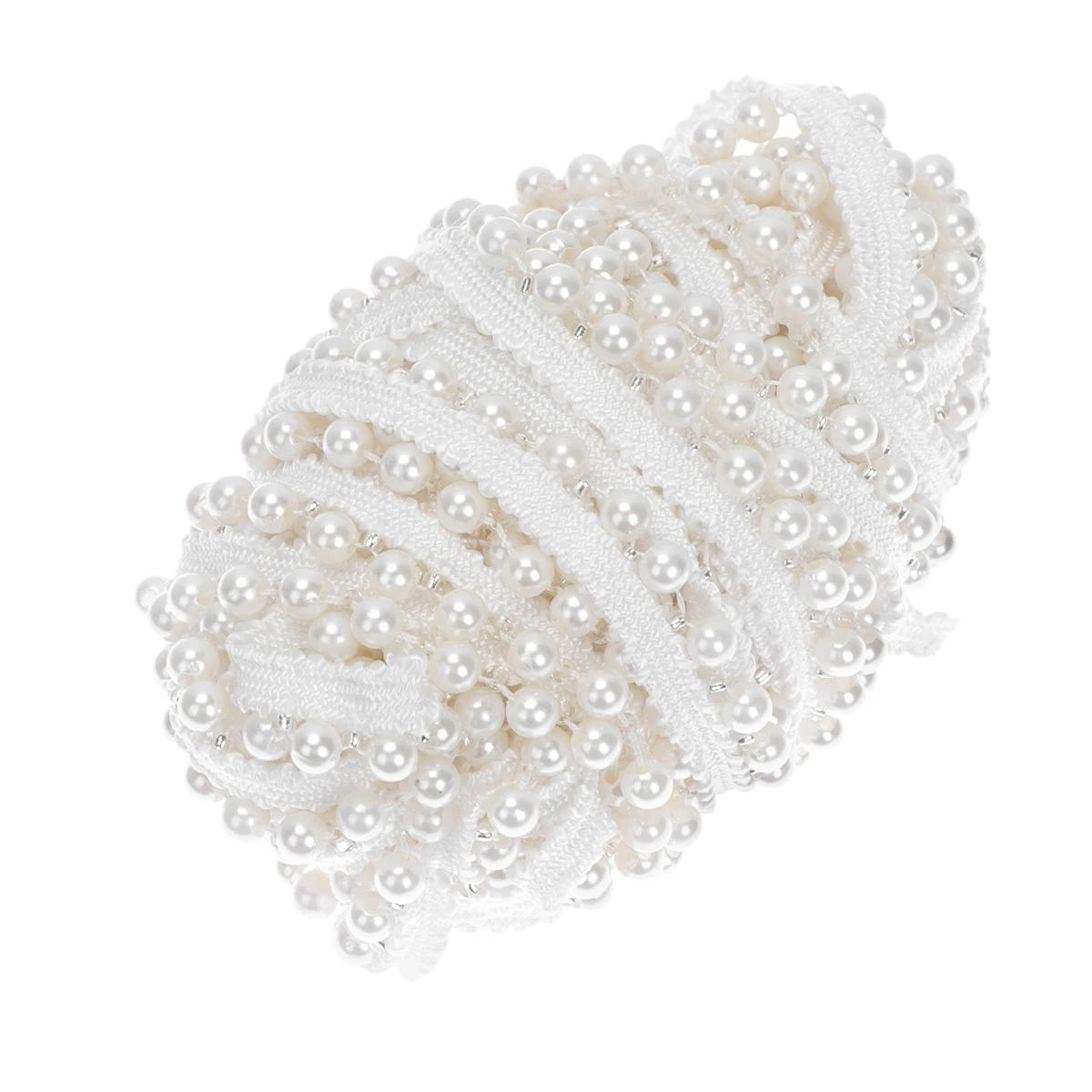 

10 Yards 1 Roll Pearl Lace Ribbon Fabric For Diy Clothing Accessories Sewing Trim Decorations Maternity Kids Wear White Style E