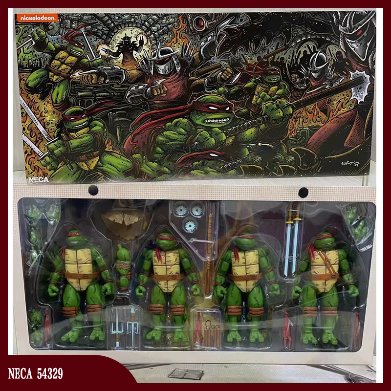 

[In Stock] Original NECA 54329 Figur Turtles Anime Action Figure Neca Figure Collection Model Toy Kids Gift