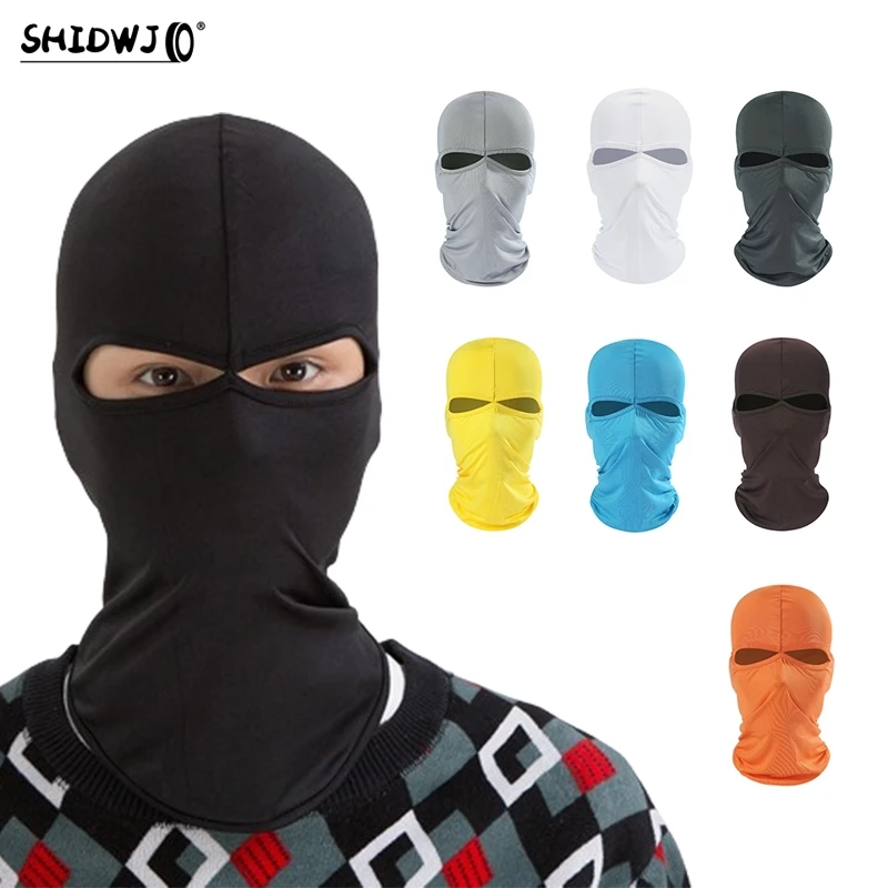 Motorcycle Face Mask Moto Helmet Bandana Hood Ski Neck Full Face Mask Windproof Dustproof Face Shield Men's Biker Mask