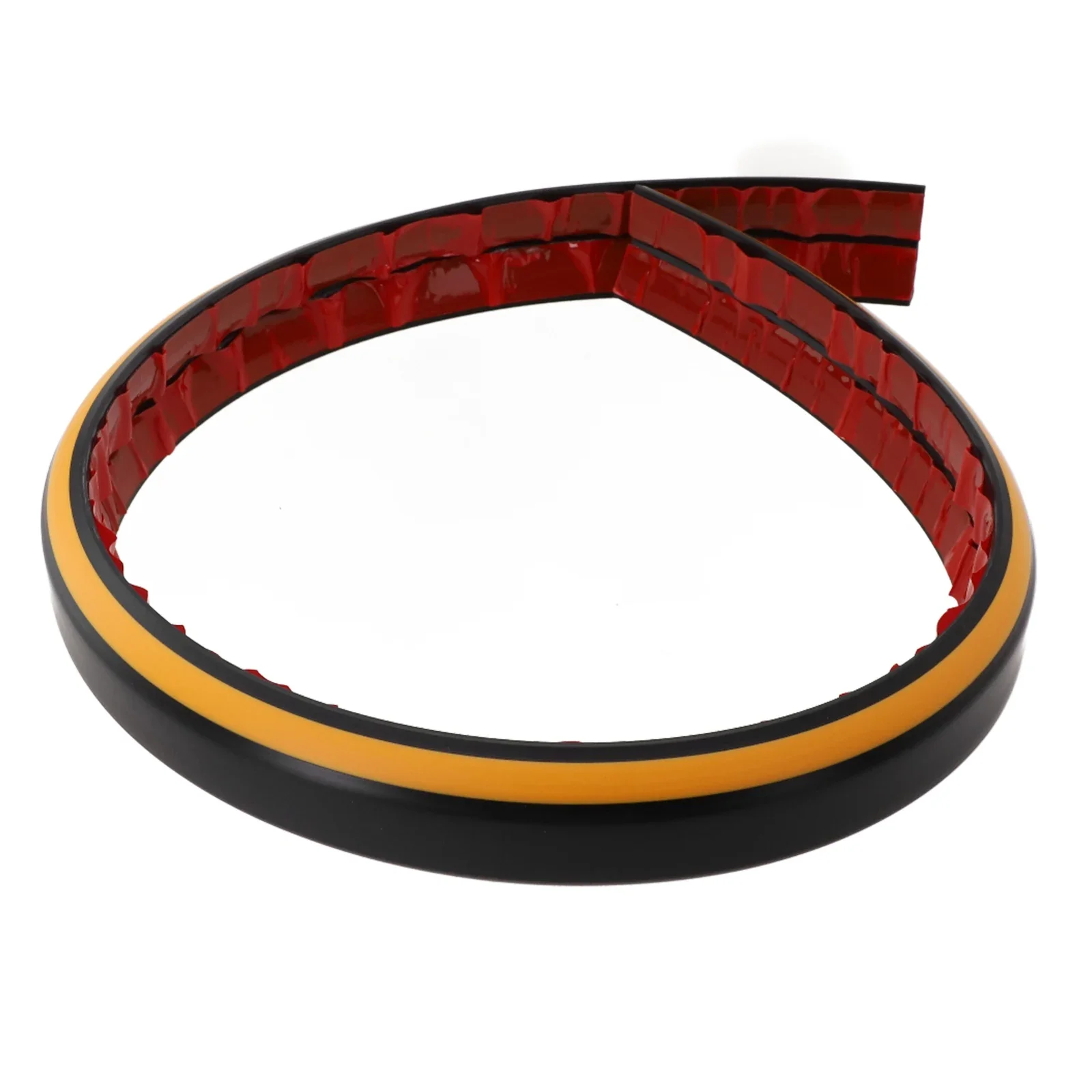 Condoms Floor Cable Protection Cover Gym Home Office Plastic Molding Soft PVC Yellow-black 11/14 Mm D50 (50mm)
