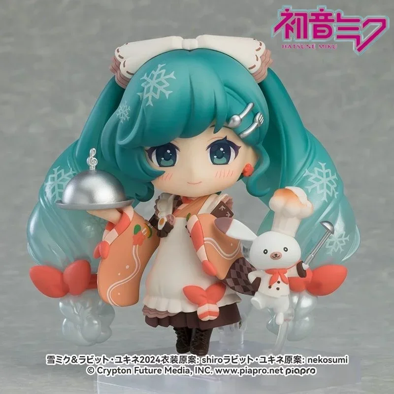 In Stock Genuine Gsc Clay Snow Miku 2024 Snow Future Winter Cuisine Ver. Limited Hand Model Collection In Stock