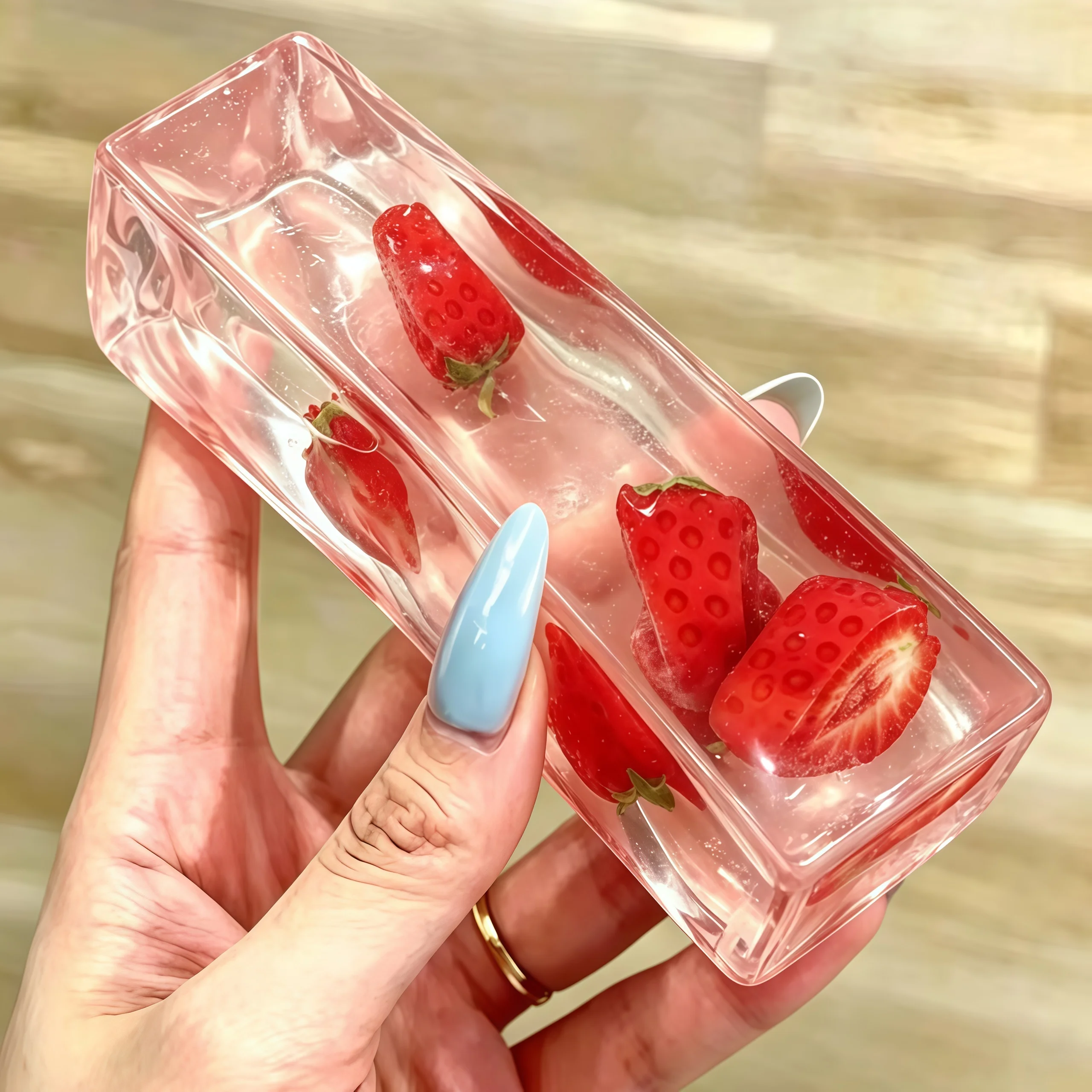 Simulated Fruit Stick Squeeze Toy, Fidget Squeeze Toy, Adhd Stress Relief, Sensory Squeeze Toy For Relieving Anxiety