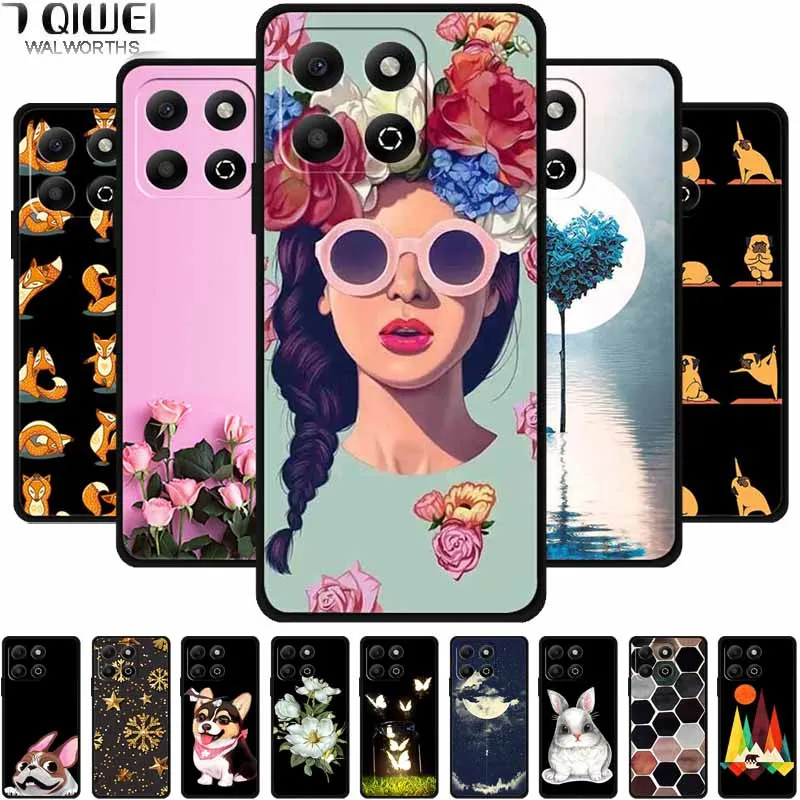 Voor Honor X6b 4G Zachte Zwarte Siliconen Bumper Tpu Telefoonhoesjes Voor Honor X6b 4G Tpu Cover Capa Voor Eer X6b 4G Tpu Schokbestendig