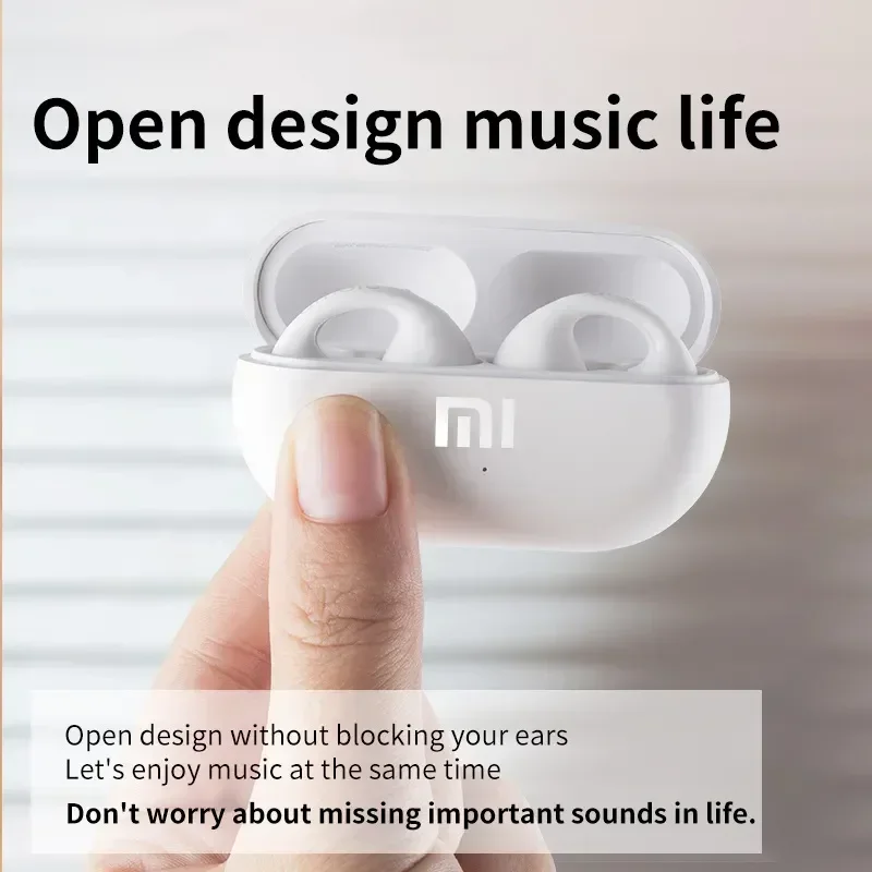 Xiaomi-Oreillettes Bluetooth sans fil, écouteurs TWS, boucle d'oreille, crochet d'oreille, écouteurs étanches, casque pour iPhone, Android