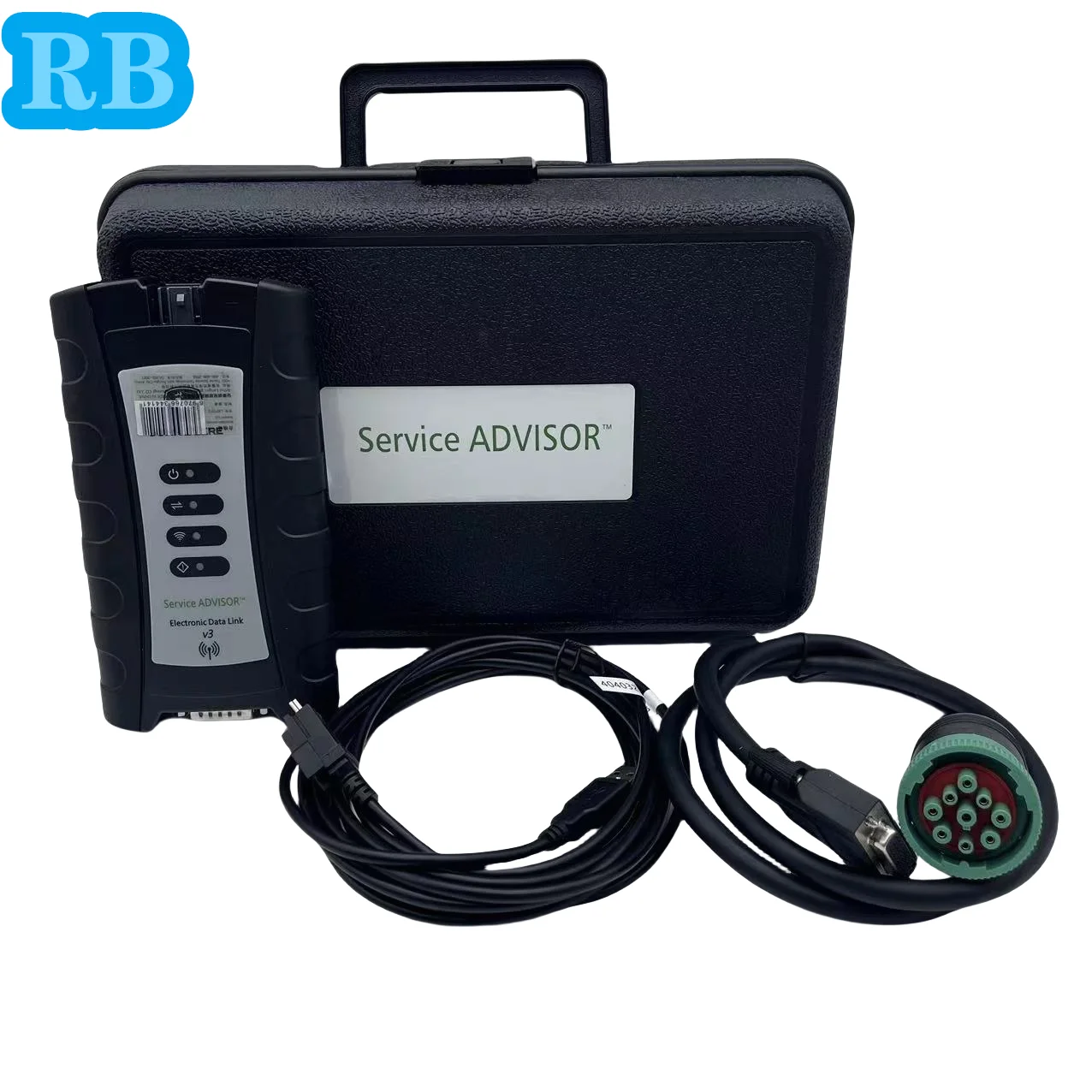 for EDL V3 Agricultural Tractor Heavy Vehicle Diagnostic Kit Tool JD Service Electronic Data Link For JohnDeer with Cf19laptop