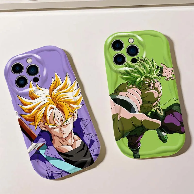 

Art Dragon Ball Trunks‌ Goku For Apple iPhone 17 16 16E 15 14 13 12 11 XR Air Pro Max Plus Wave Oil Soft Cover Phone Case