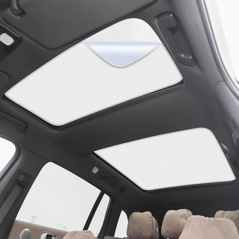 

Car Suede Fabric Anti-uv Electrostatic Adsorption Sunroof Sunshade For LI AUTO L7 2024-Present Auto Heat Insulation Skylight