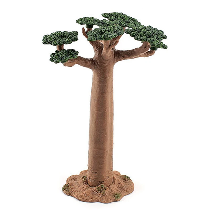 Simulation Green Plant Cactus Tree Baobab Bush Model DIY Scene Props For Kids Cognitive Toys