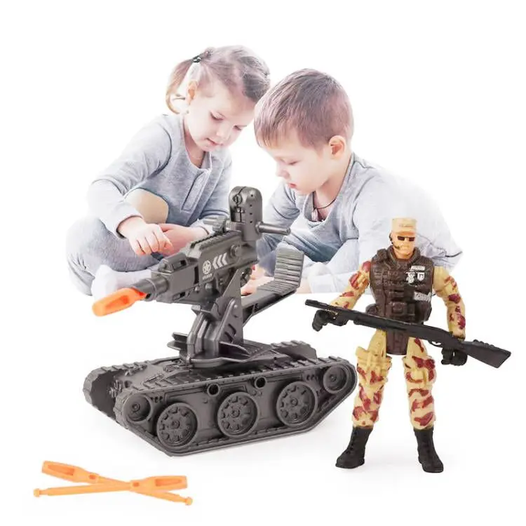 Army Man War Shooting Jogo, Soldado das forças especiais, Action Figure, Modelo, Catapulta, Tanques, Arma Jogar, Toy Gift Box, Menino