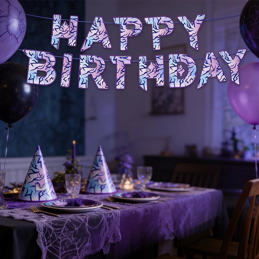 1st Birthday Decoration Banner, K-Pop Music Theme Birthday Party Decoration Banner, Disco Theme, Karaoke Music Decoration