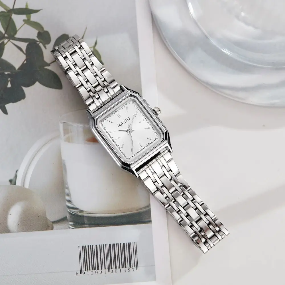 Reloj informal de moda para mujer con temperamento elegante, exquisito reloj cuadrado de cuarzo con esfera pequeña, reloj de cuarzo часы жletiikanе