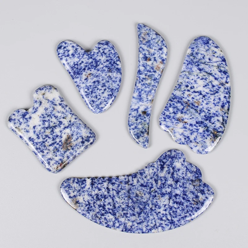 Natural Jade Stone Gua Sha Massager  Board Facial Beauty Scraping Massage Tools Firm Skin Care Face GuaSha SPA  Physical Therapy