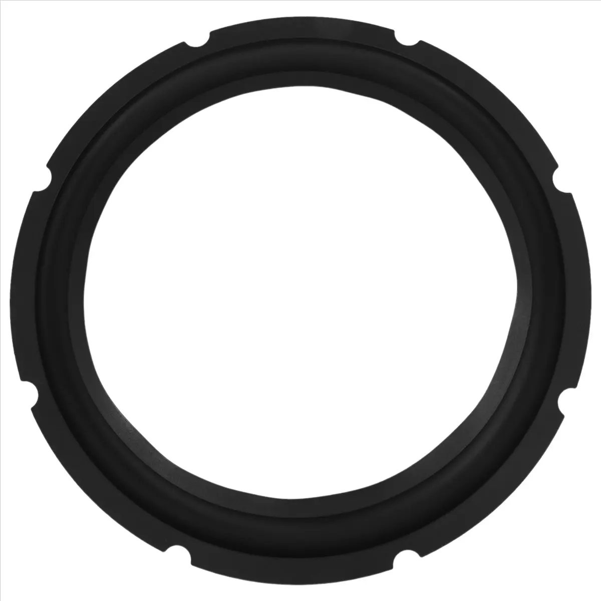 A1333Z~10Inch Perforated Rubber Speaker Foam Subwoofer Surround Rings Replacement Parts for Speaker Repair(Black)(2Pcs)