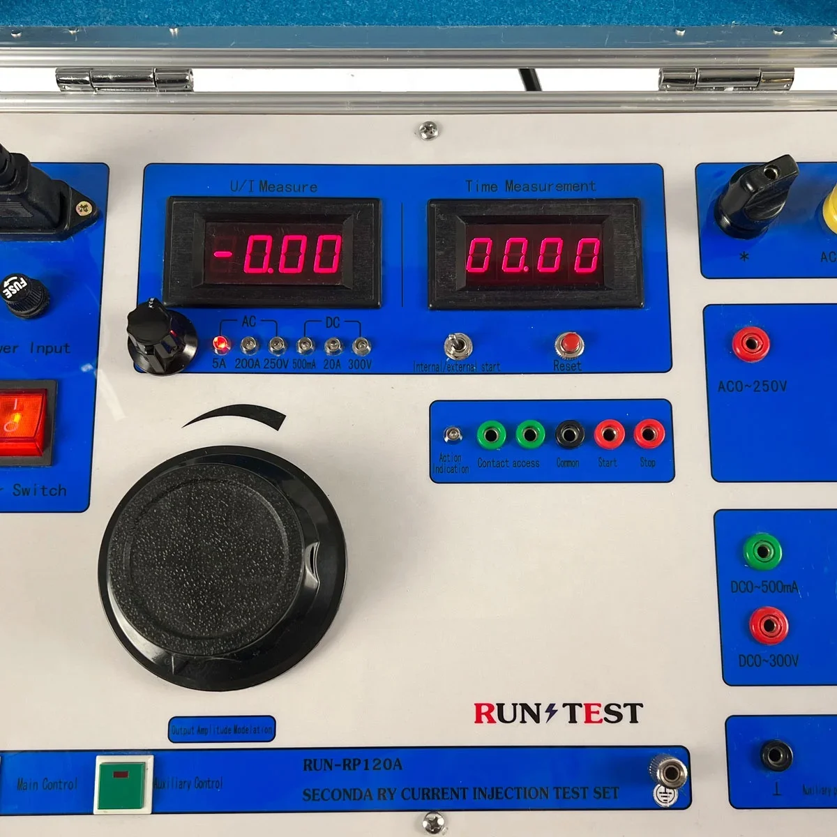 Electric current relay single phase Secondary  Test Set / Relay Protection Tester