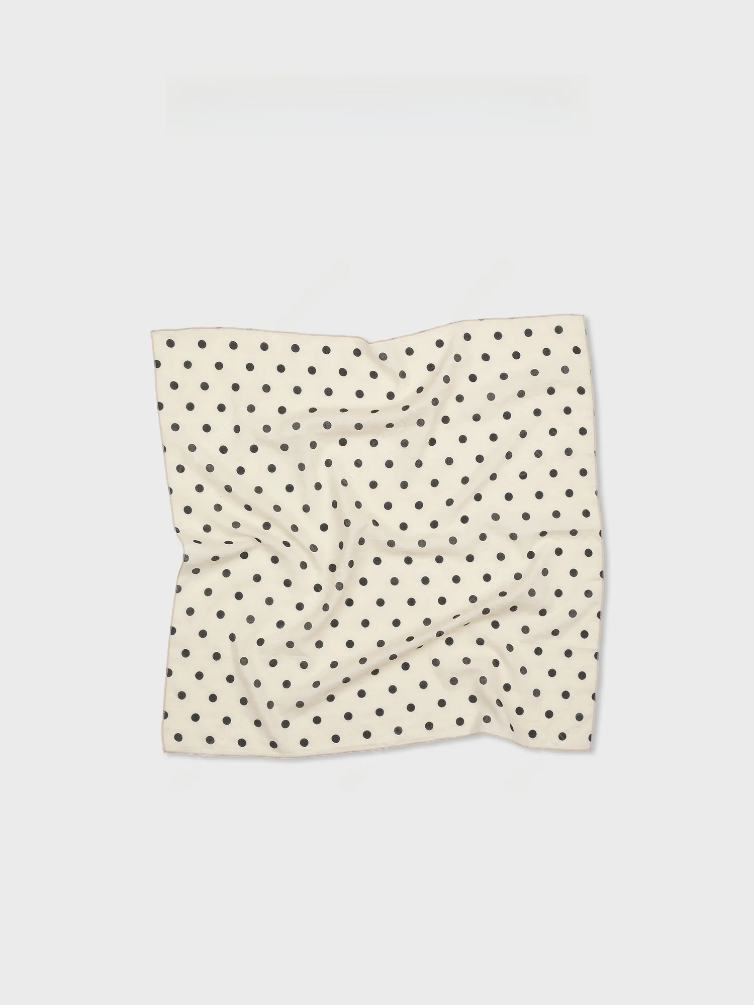 romantic-french-style-soft-skin-friendly-polka-dot-scarf-versatile-classic-black-and-white-summer-cotton-casual-sportscar-scarf