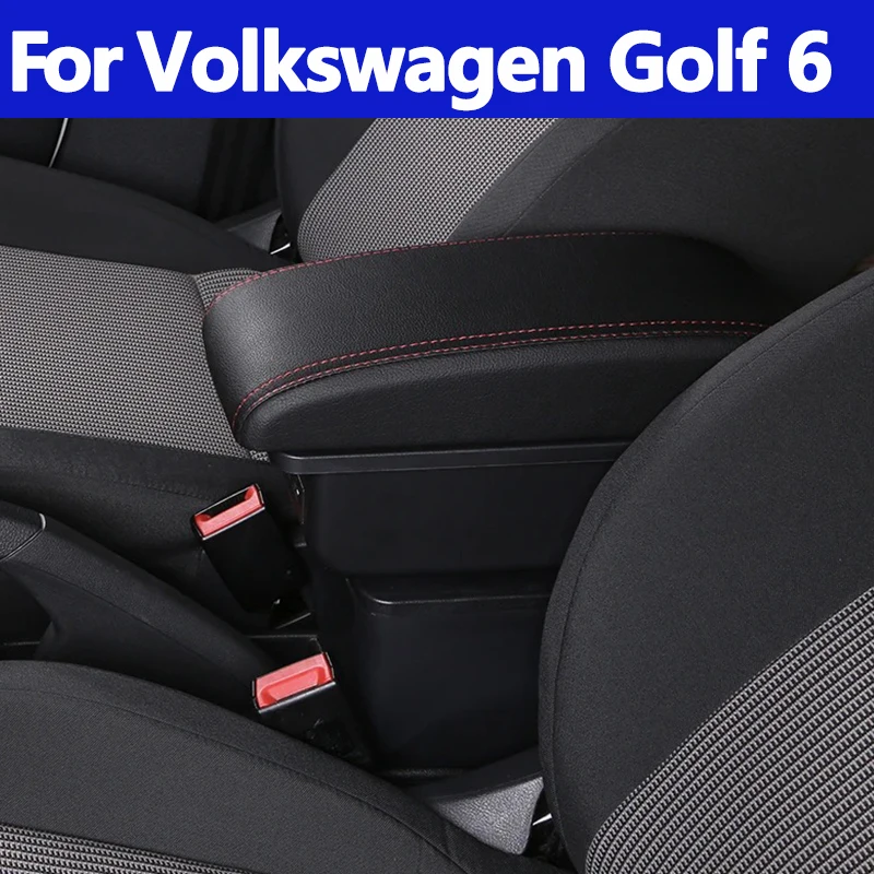 

Для Volkswagen Golf 6 VW Golf 6 Golf 5 Mk6 MK5 Jetta 5, автомобильный подлокотник для VW Sagitar, ящик для хранения автомобильных аксессуаров, интерьер