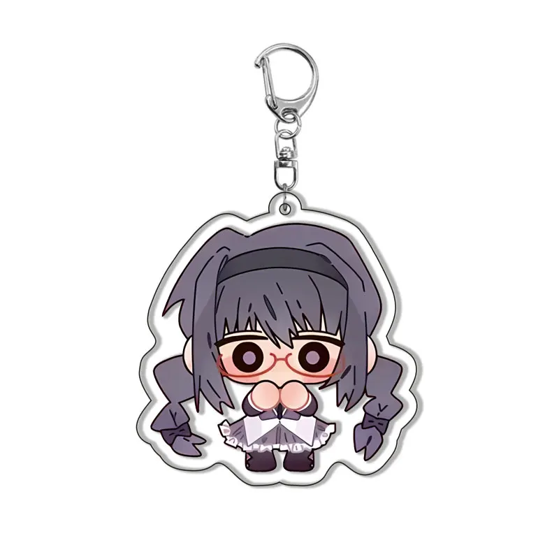 Puella Magi Madoka Magica Cute Anime Keychain For Kaname Madoka Akemi Homura Key Rings Phone Bag Pendant