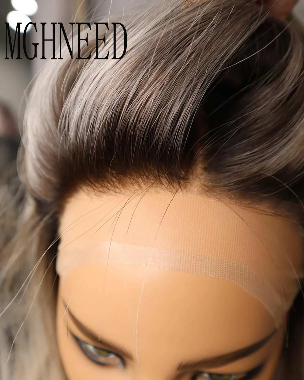 Peluca de cabello humano con encaje Frontal resaltado para mujer, marrón, Rubio, 13x4, onda Natural, HD, encaje transparente, brasileño
