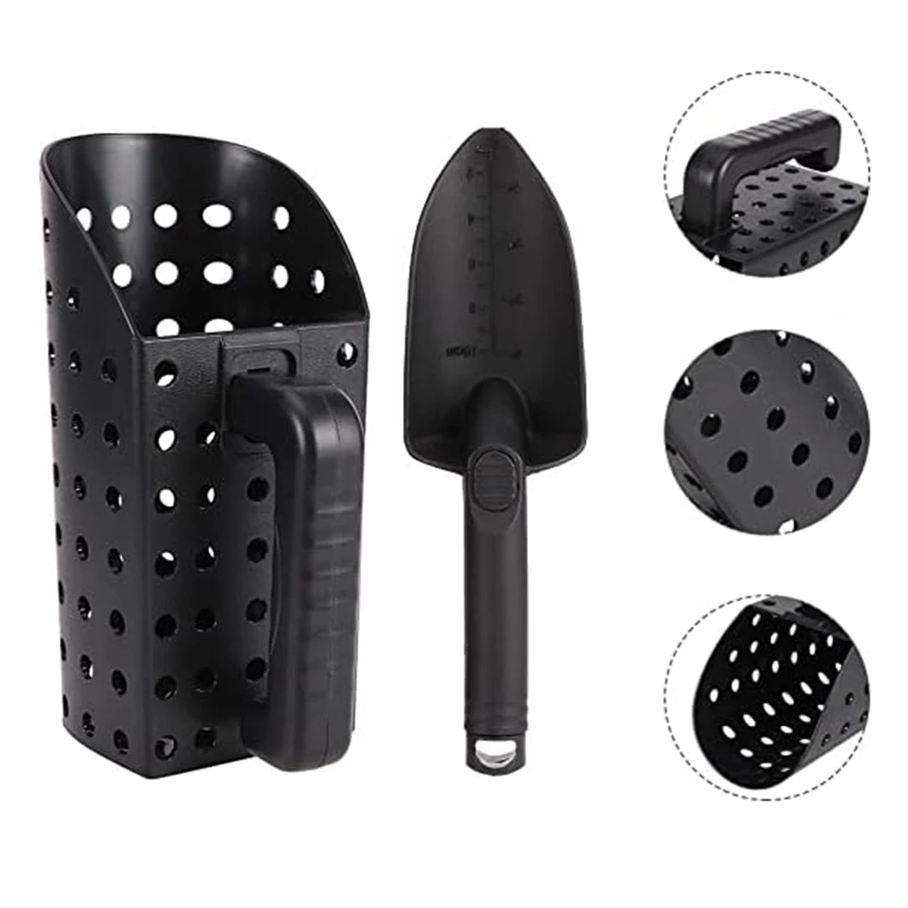 Garden Tool Set ABS Hourglass Shovel Firm And Sturdy Hand Rake Design Thumb Grip Design ABS Material Comfortable Grip