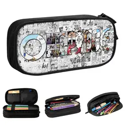 One-Piece Japanese Anime Manga Pencilcases portapenne per ragazza ragazzo grande sacchetto di immagazzinaggio materiale scolastico cancelleria regalo