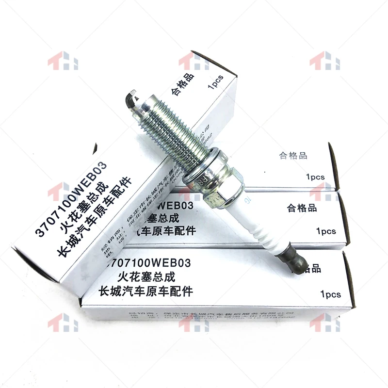 3707100WEB03 4pieces/set Spark plug for Great Wall NEW HAVAL H6 2022 F7 F7X F5 H4 GW4B15 1.5T displacement Original accessories