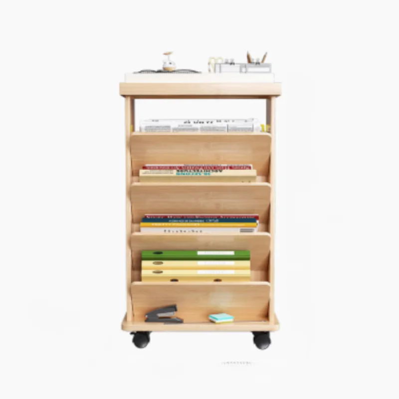 Solid Wood for Children Space Saving Multi-layer Storage FurnitureCreative Solution for Maximizing Room Space and Keeping Books