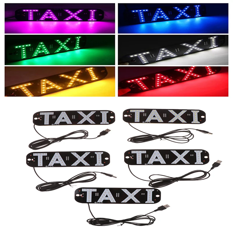 

1 шт. 3 Вт светодиодный сигнальный фонарь такси сигнальная лампа для TAXI логотипа USB светодиодный индикатор панели кабины сигнальная лампа авто декоративная лампа